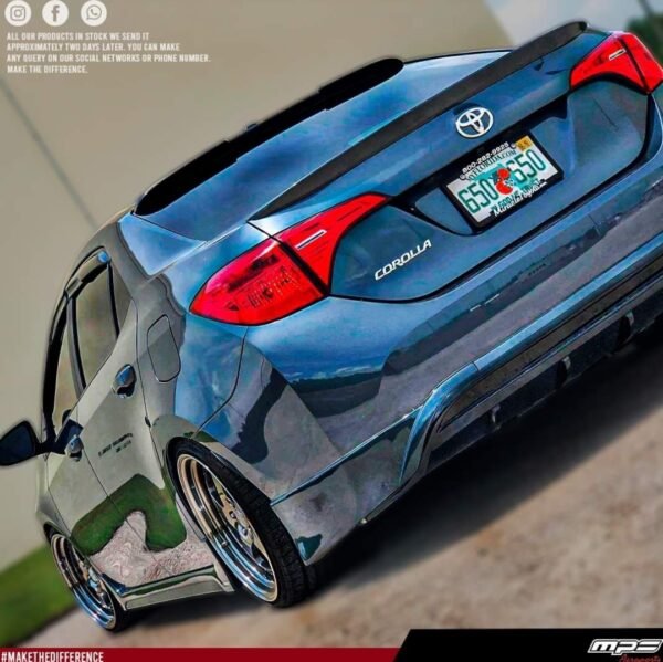 REAR - BODY KIT RS COROLLA 14 - 19 ALL MODELS